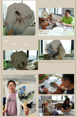 墨香畫韻 夏送雅趣 | 海運(yùn)技術(shù)工會(huì)開(kāi)展“墨韻丹青”國(guó)畫扇繪活動(dòng)
